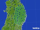 2024年01月20日の岩手県のアメダス(気温)