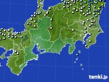 東海地方のアメダス実況(降水量)(2024年01月21日)