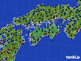 2024年01月21日の四国地方のアメダス(日照時間)