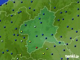 2024年01月21日の群馬県のアメダス(日照時間)