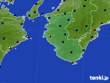 和歌山県のアメダス実況(日照時間)(2024年01月21日)