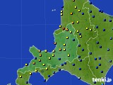 道央のアメダス実況(積雪深)(2024年01月22日)