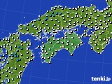 2024年01月22日の四国地方のアメダス(気温)