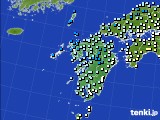 九州地方のアメダス実況(気温)(2024年01月22日)