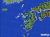 九州地方のアメダス実況(日照時間)(2024年01月23日)