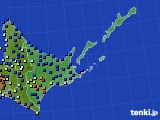 2024年01月23日の道東のアメダス(日照時間)