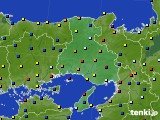 2024年01月23日の兵庫県のアメダス(日照時間)