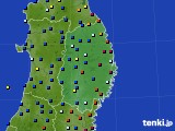 岩手県のアメダス実況(日照時間)(2024年01月23日)
