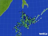 北海道地方のアメダス実況(気温)(2024年01月23日)