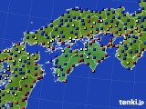 2024年01月24日の四国地方のアメダス(日照時間)