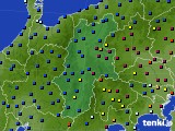 長野県のアメダス実況(日照時間)(2024年01月24日)