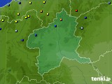 群馬県のアメダス実況(積雪深)(2024年01月25日)