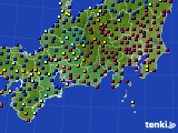 東海地方のアメダス実況(日照時間)(2024年01月25日)