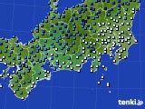 東海地方のアメダス実況(気温)(2024年01月25日)