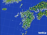 九州地方のアメダス実況(気温)(2024年01月25日)