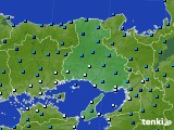 2024年01月25日の兵庫県のアメダス(気温)