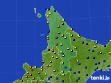 道北のアメダス実況(積雪深)(2024年01月26日)