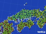 2024年01月26日の中国地方のアメダス(日照時間)