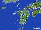 九州地方のアメダス実況(気温)(2024年01月27日)