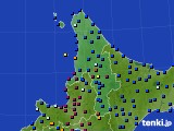 2024年01月28日の道北のアメダス(日照時間)