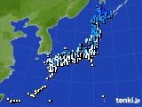 2024年01月28日のアメダス(気温)