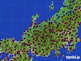 2024年01月29日の北陸地方のアメダス(日照時間)