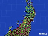 2024年01月30日の東北地方のアメダス(日照時間)