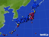 2024年01月31日のアメダス(日照時間)