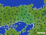 2024年01月31日の兵庫県のアメダス(日照時間)