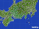 東海地方のアメダス実況(風向・風速)(2024年01月31日)