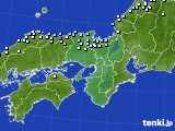 近畿地方のアメダス実況(降水量)(2024年02月01日)