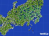 関東・甲信地方のアメダス実況(風向・風速)(2024年02月01日)