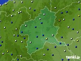 群馬県のアメダス実況(風向・風速)(2024年02月01日)