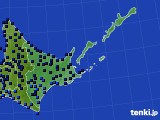 2024年02月02日の道東のアメダス(気温)