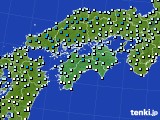 四国地方のアメダス実況(気温)(2024年02月03日)