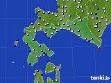 道南のアメダス実況(風向・風速)(2024年02月03日)