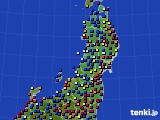 東北地方のアメダス実況(日照時間)(2024年02月04日)
