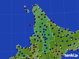 2024年02月04日の道北のアメダス(日照時間)