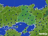 2024年02月04日の兵庫県のアメダス(日照時間)