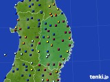 2024年02月04日の岩手県のアメダス(日照時間)