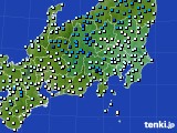 関東・甲信地方のアメダス実況(気温)(2024年02月04日)