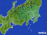 関東・甲信地方のアメダス実況(積雪深)(2024年02月05日)