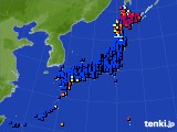 アメダス実況(日照時間)(2024年02月05日)