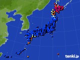 2024年02月05日のアメダス(日照時間)