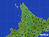 道北のアメダス実況(積雪深)(2024年02月06日)