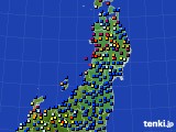 東北地方のアメダス実況(日照時間)(2024年02月06日)