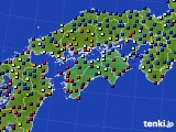 四国地方のアメダス実況(日照時間)(2024年02月06日)