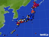 2024年02月06日のアメダス(日照時間)