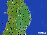 2024年02月06日の岩手県のアメダス(日照時間)