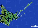 2024年02月06日の道東のアメダス(気温)